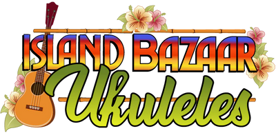 Island Bazaar Ukuleles Logo. Shop online. Visit our retail store in Southern California. Learn to play the ukulele. Popular brands.