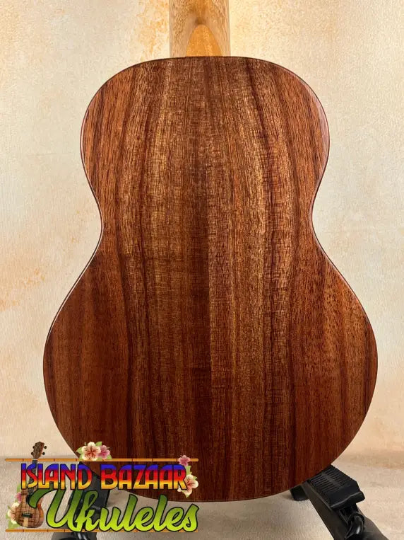 Mahogany ukulele back on the Awesome KoAloha KTM-00 Tenor Ukulele for authentic Hawaiian sound