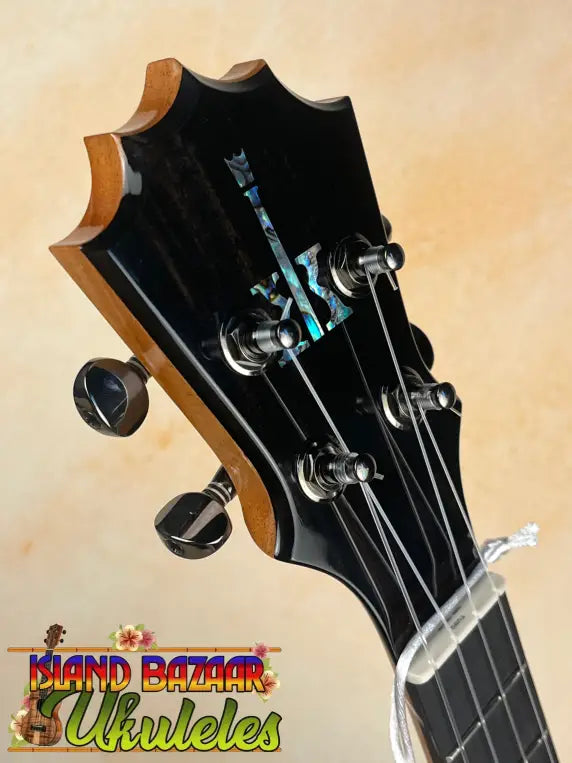 Ukulele headstock with tuning pegs on Awesome KoAloha KTM-00 Tenor Ukulele