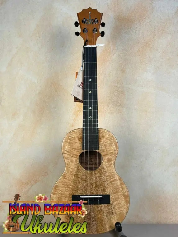Beautiful KoAloha KTM-00 Mango Tenor Ukulele with spalted maple wood grain pattern