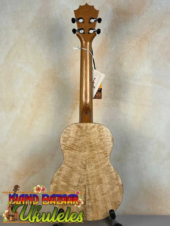 Concert ukulele made from figured maple, showcasing the KoAloha KTM-00 Mango Tenor Ukulele