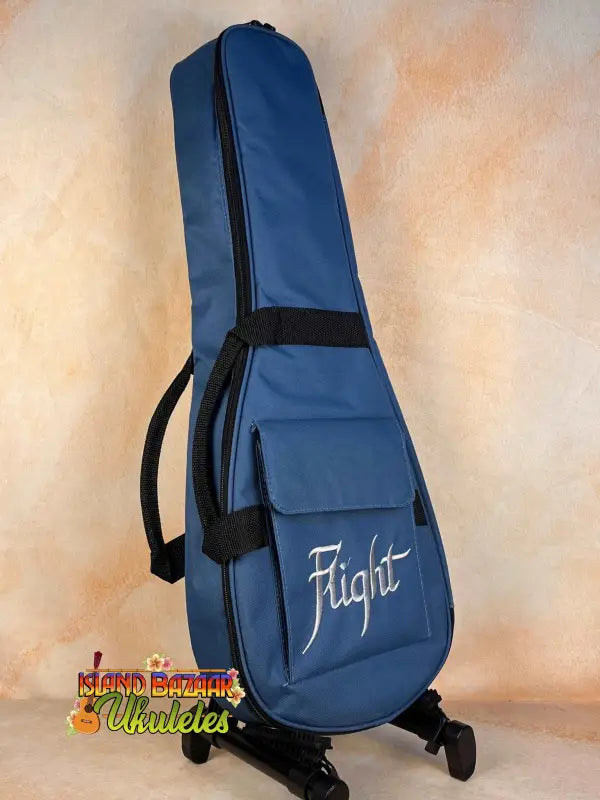 Blue Flight-branded guitar gig bag for the Flight Pathfinder Tenor Electric Ukulele