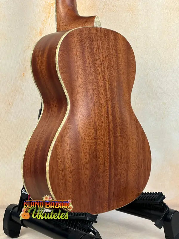 Acoustic guitar-style Kala Archtop Tenor Ukulele KA-JTE-BKGN with mahogany wood body