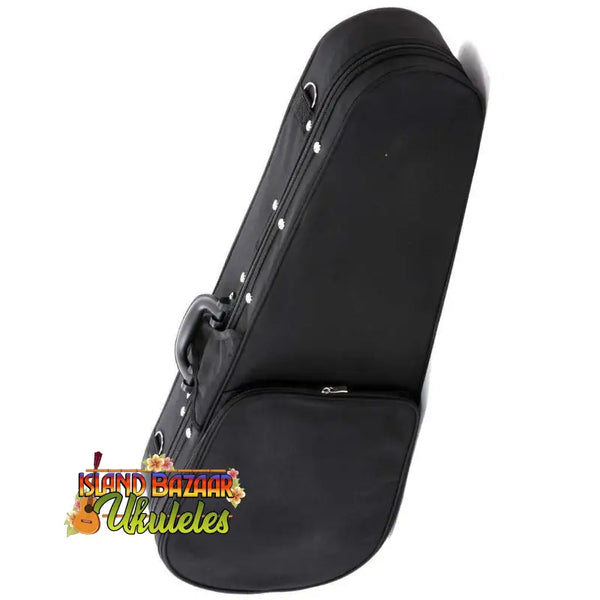 Black hardshell violin case with metal latches for Kala Hard Foam Tenor Ukulele Case