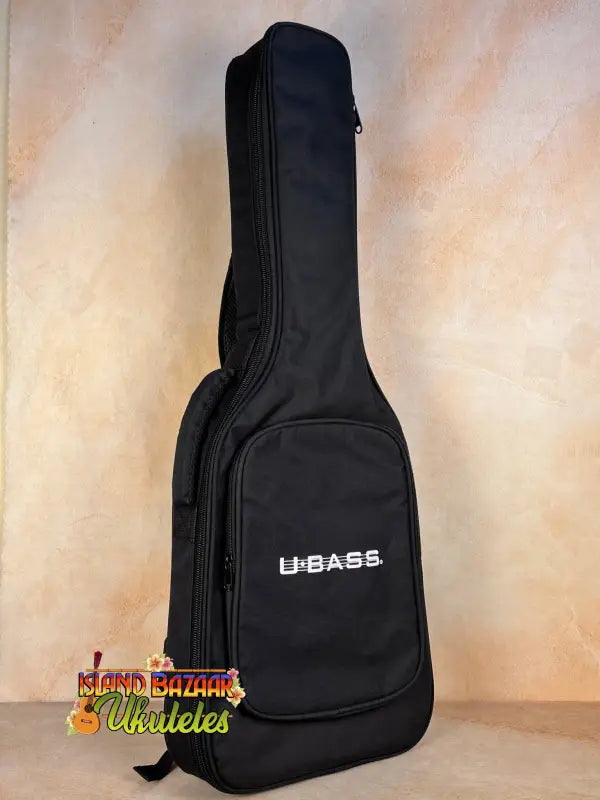 Black padded U-Bass gig bag with shoulder straps for Kala Solid Body 4-String Tobacco Burst U•BASS®