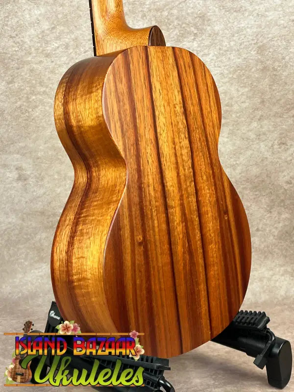 Wooden back of Kamaka HF-3 Tenor Ukulele from the Kamaka HF-3 series