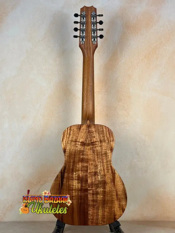 Kanile’a Eight String Tenor Ukulele crafted from exquisite Koa wood with gig bag