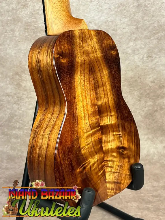 Kanileʻa K-1 Soprano Ukulele with premium Hawaiian koa and glossy figured wood finish