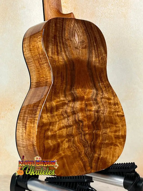 Beautiful Kanile’a K-2 Premium Tenor Ukulele with Koa Body and Stunning Figured Wood