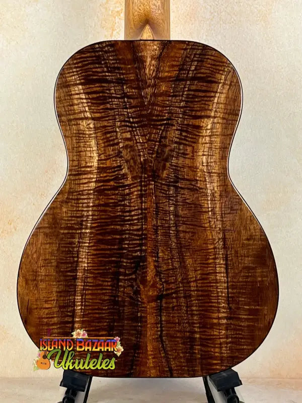 Beautiful Kanile’a K-3 Tenor Ukulele with richly figured walnut back panel