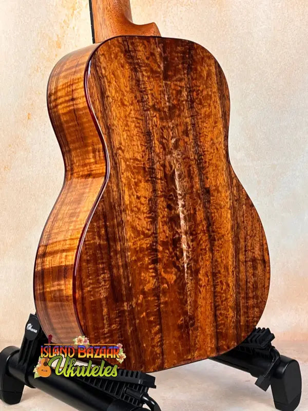 Beautiful Kanile’a K3-T Tenor Koa Ukulele with case, showcasing rich koa wood grain