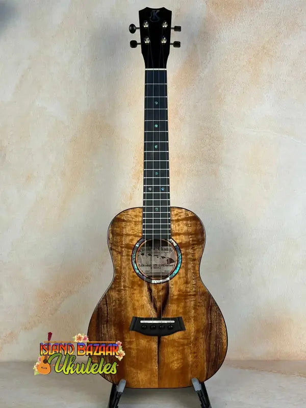 Kanilea KPA-T Tenor Ukulele with glossy Hawaiian Koa wood and dark fretboard