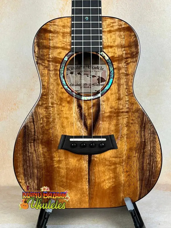 Kanilea KPA-T Tenor Ukulele in Hawaiian Koa Wood with Decorative Rosette and Glossy Finish