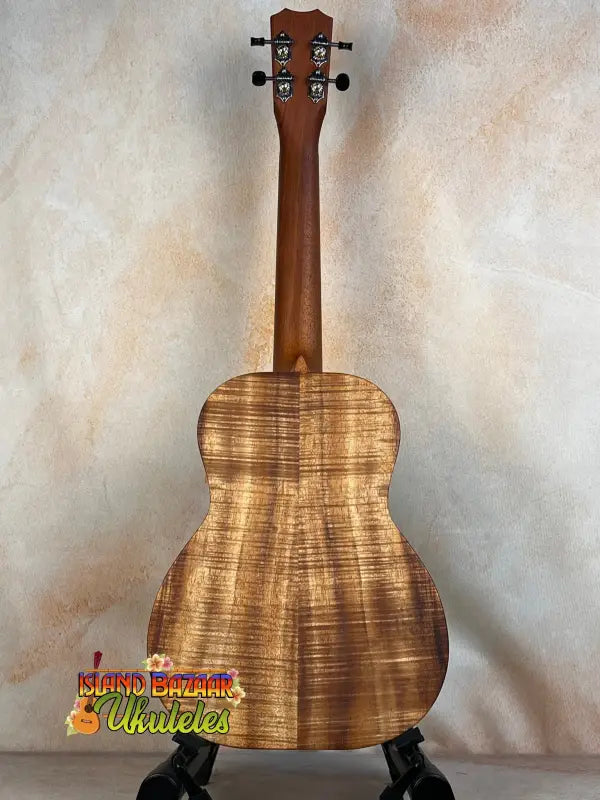 Premium Koa Tenor Ukulele with stunning figured Koa wood back and sides, Kanile’a K-2