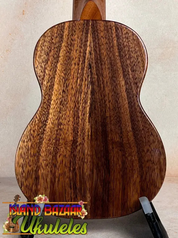 Beautiful acoustic guitar with walnut back from KoAloha KSM-10 Soprano Ukulele Pikake Satin Finish