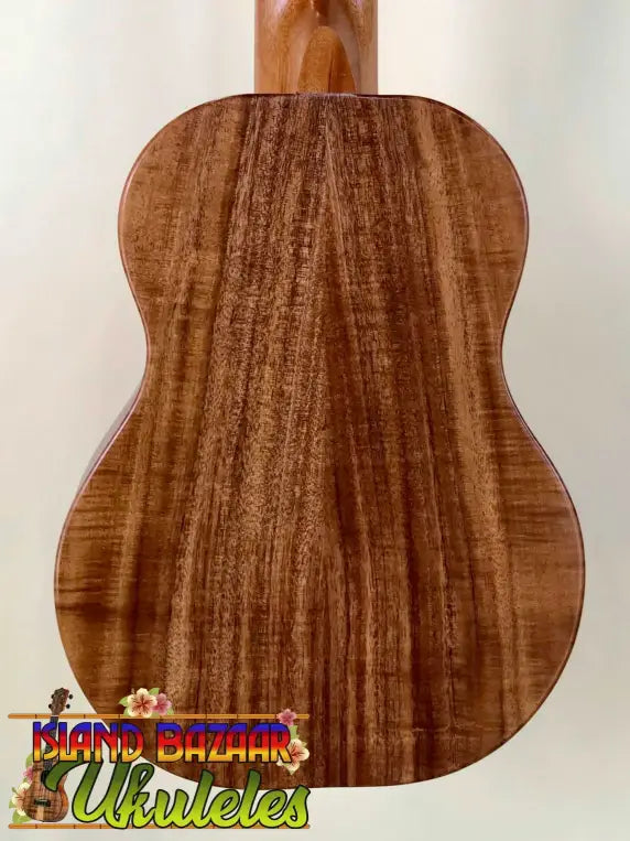 Wooden acoustic guitar with koa wood grain, KoAloha KTO-G6 Tenor Guitarlele 6-String