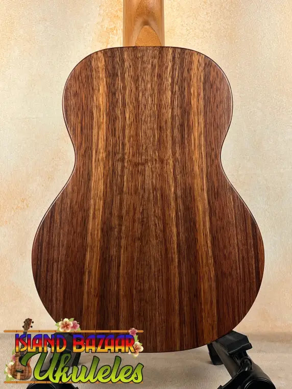 Wooden ukulele back in satin-finish koa for Koaloha Royal Pikake Tenor Uke KTM-10