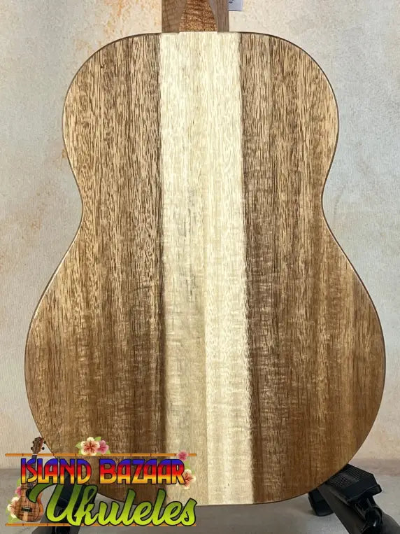 Wooden acoustic guitar with light vertical stripe, KoAloha Tenor Opio KTO-10S model