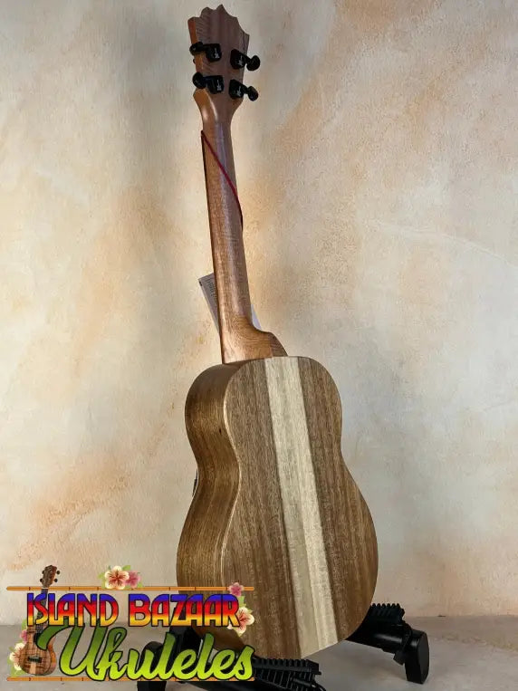 KoAloha Tenor Opio Solid Spruce/Solid Acacia Ukulele KTO-10S with light vertical stripe