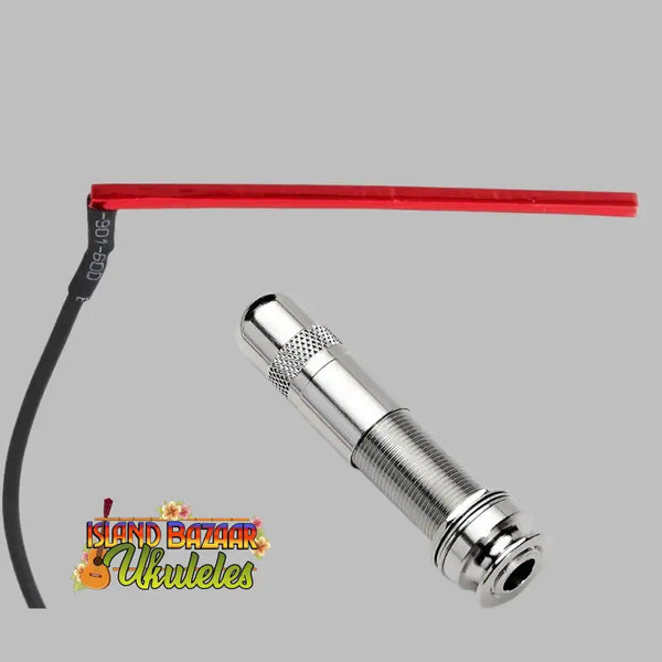 Monkey Undersaddle Ukulele Pickup with jack and guitar pickup at Island Bazaar