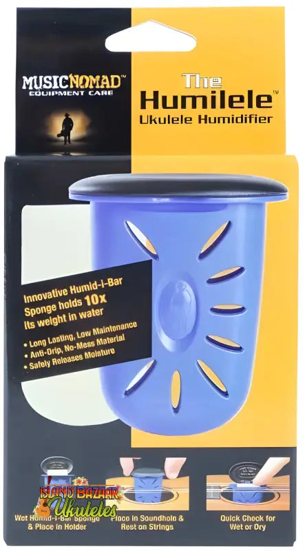 Blue Music Nomad MN302 Ukulele Humidifier with sun-like slits for optimal moisture control