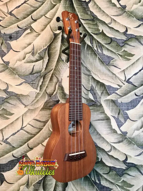 Wooden Kanile’a K-1 Soprano Ukulele with Tru-R Bracing in Premium Hawaiian Koa finish