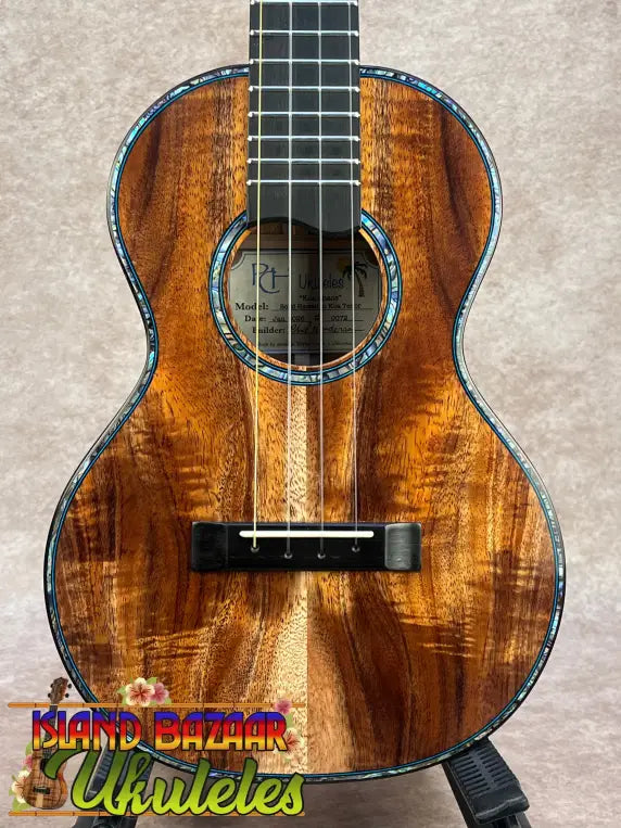 PCH Custom Koa Tenor Ukulele #72 with bearclaw sitka spruce top