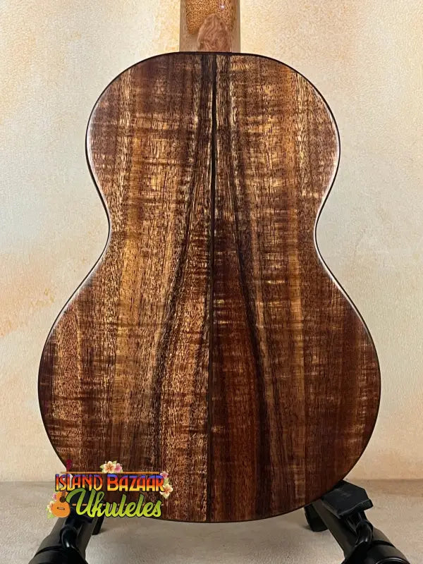 Acoustic guitar with koa wood back panel from Phil Henderson Ukuleles Chocolate Thunder Solid