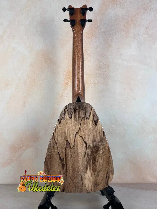 Romero Creations Tiny Tenor Ukulele in Spalted Mango with exquisite wood grain detail