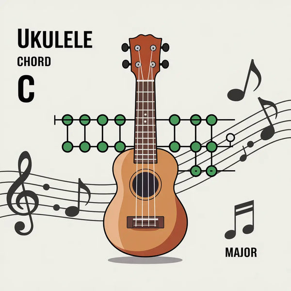 How to play the C chord on the ukulele from Island Bazaar Ukuleles