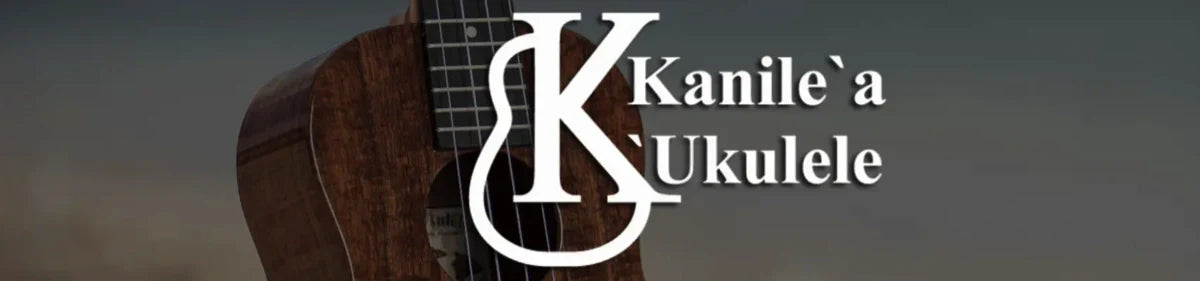 Brown wooden Kanile’a Ukulele handcrafted in Hawai’i for premium Hawaiian music.