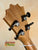 Ukulele headstock with tuning pegs on Awesome KoAloha KTM-00 Tenor Ukulele for authentic Hawaiian sound