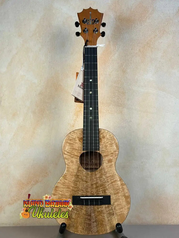 Beautiful KoAloha KTM-00 Mango Tenor Ukulele with spalted maple wood grain pattern