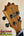 Guitar headstock with black tuning pegs on Beautiful KoAloha KTM-00 Mango Tenor Ukulele