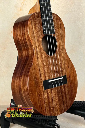 Beautiful KoAloha KTM-00 Tenor Ukulele with solid Hawaiian koa and black fittings