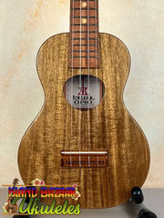 Wooden KoAloha Opio Concert Ukulele with Koa body and rosewood fretboard, gig bag included