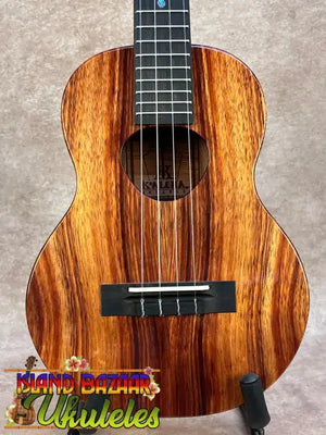 KoAloha KTM-00 tenor ukulele with rich hawaiian koa wood and black fretboard delivers authentic Hawaiian sound