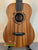 Wooden Flight Acoustic-Electric Baritone Uke Soundwave with decorative rosette design