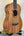 Wooden Flight Acoustic-Electric Baritone Uke with decorative rosette around soundhole