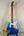 Electric Guitar with Blue-White Gradient Finish for Flight Pathfinder Tenor Ukulele