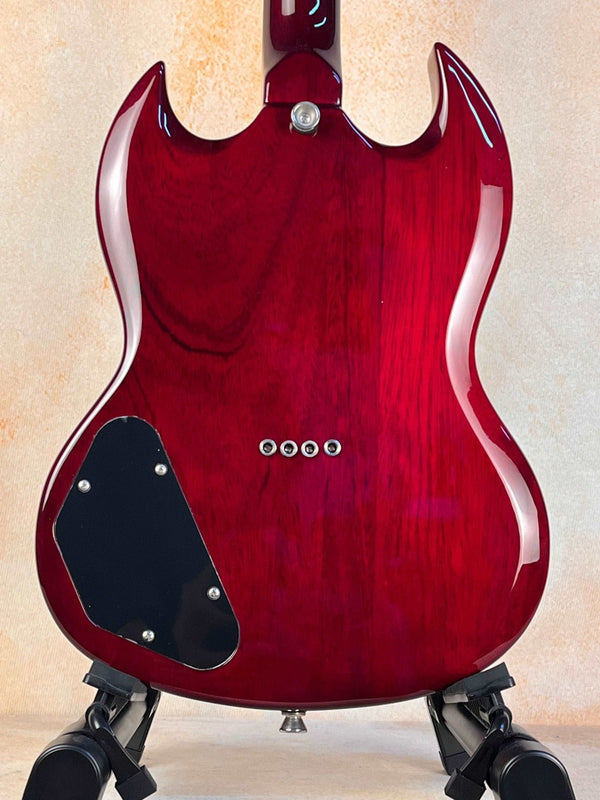 Flight Pioneer Solid Body Electric Ukulele - Cherry Red, Bold & Dynamic - Island Bazaar Ukes