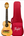 Flight Victoria Tenor EQ-A Ukulele with red carrying case for easy transport