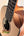 Wooden Victoria Tenor EQ-A ukulele with black fretboard and natural finish in gig bag