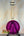 Purple transparent Gold Tone Banjo Ukulele Gem Amethyst See-Through with white neck