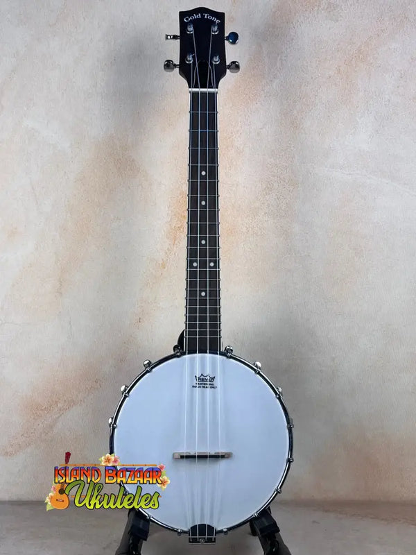 Gold Tone Tenor-Scale Banjolele with Case BU-T, featuring a plate-style resonator