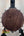 Dark wooden back of Gold Tone Tenor-Scale Banjolele with metal tension hooks