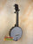 Goldtone Concert Banjolele with silver resonator head and maple rimmed pot assembly