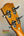 Guitar headstock with chrome tuning pegs on honey wood of Ohana TK-50G Solid Cedar Ukulele