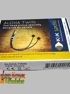 K&K Aloha Twin Double-Sensor Ukulele Pickup System for enhanced sound quality