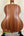 Acoustic guitar with rich brown back, showcasing Kala Archtop Tenor Ukulele KA-JTE-BKGN